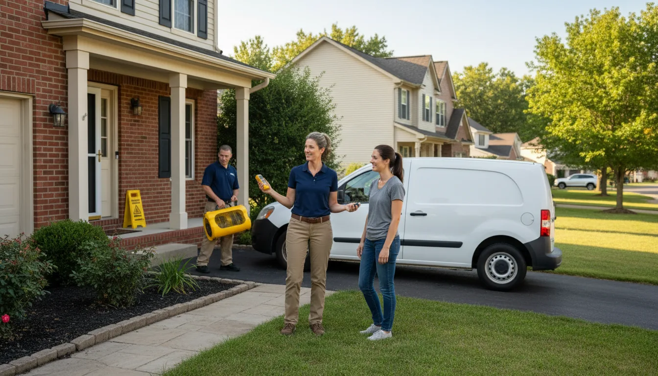 Water restoration image for Home Water Damage Repair in Crown Point, IN